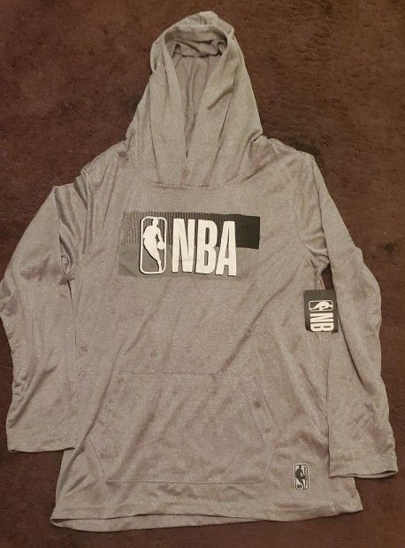 NBA Boys Long Sleeve With Hood Size 10/12 (NEW)