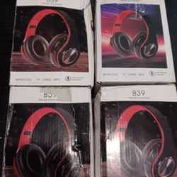 B39 BLUETOOTH HEADPHONES (EACH)