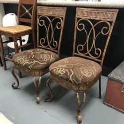2 unique chairs