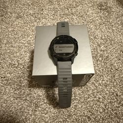 Garmin fēnix 6 Pro Solar Edition 47mm Black Case with Slate Gray Silicone