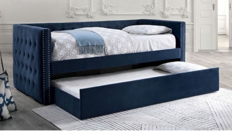 Brand New Blue Twin Size Daybed w Trundle Bed
