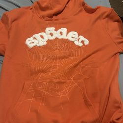 Orange Spider Hoodie