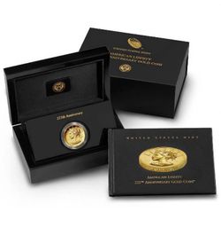 2017 AMERICAN LIBERTY 225 Anniversary 1 Oz Gold Proof Coin