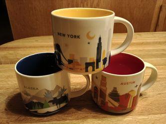 Starbucks'You are Here " mugs