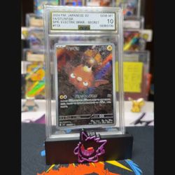 Pokémon card graded 10.