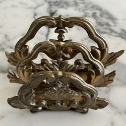 Vintage Brass Napkin Holder