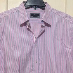 Venti Limited Edition MENS Buttons Down Shirt Size 44/17.5