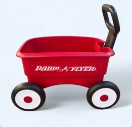 Radio Flayer 2-in-1 Kids Play Wagon Push Walker Riding Toys Tricycles With Adjustable Handle US