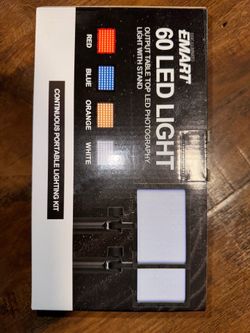 New Emart 60 LED Continuous Portable Photography Lighting Kit