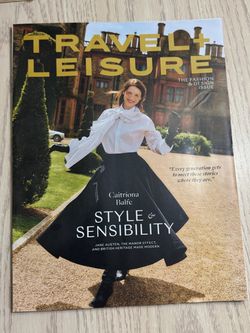 Travel + Leisure Oct 2026 • Caitriona Balfe Cover • Brand Newest