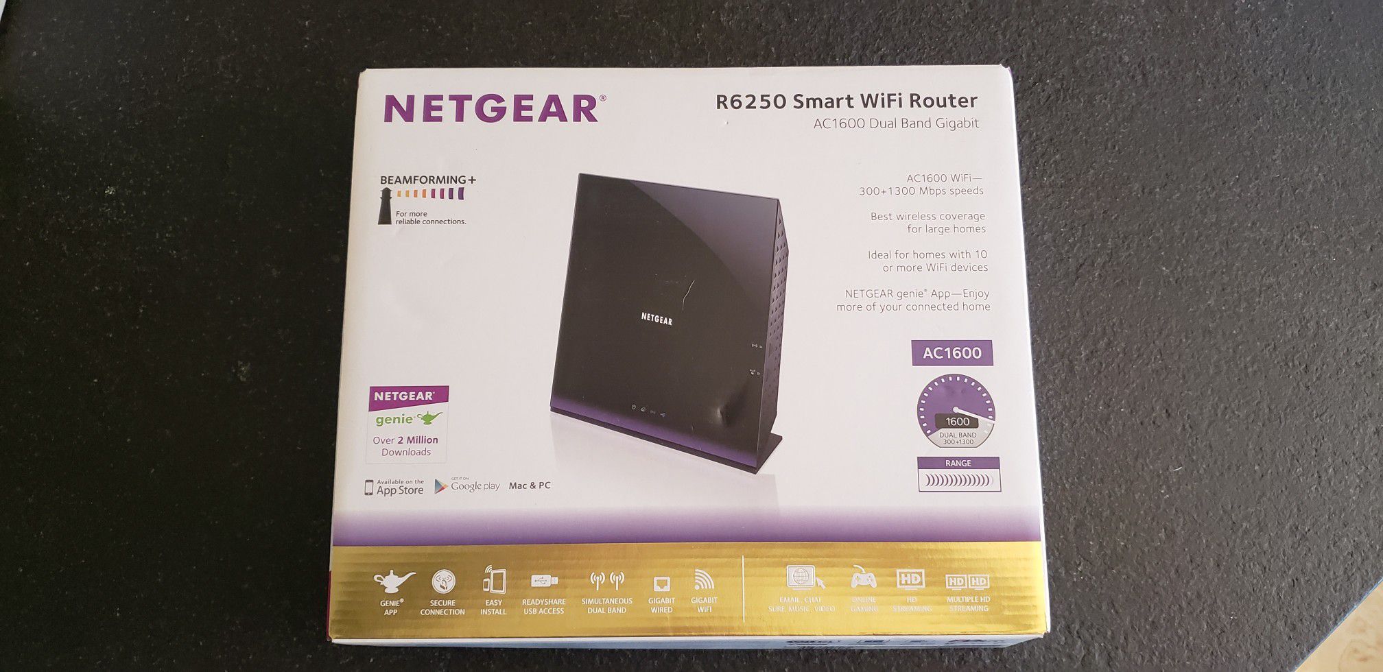 R6250 Smart WiFi Router - AC1600 Dual Band Gigabit