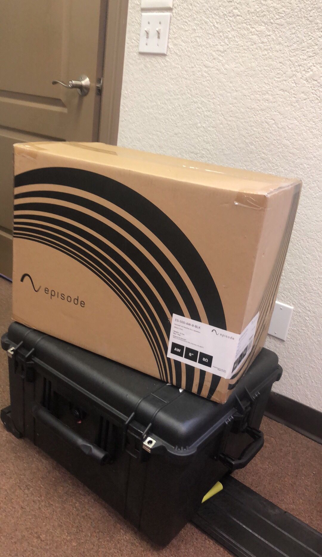 Brand New Episode 8” SPEAKERS ES-500-AW-8-BLK ALL-WEATHER SERIES SURFACE MOUNT SPEAKERS