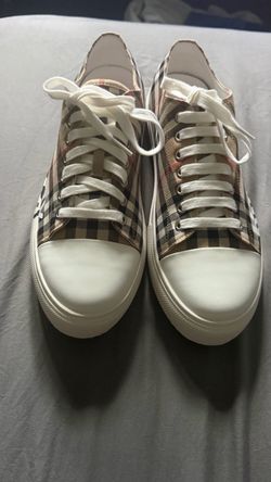 Burberry Check Low-Top Sneakers