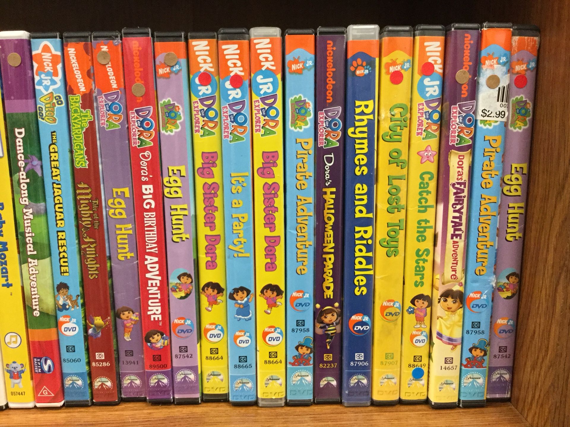 Dora the Explorer DVDs