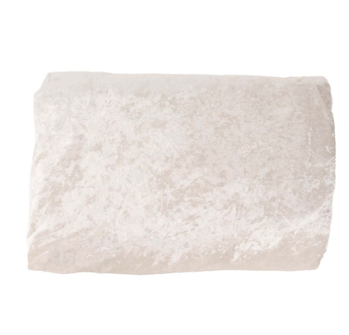 Ivory Velvet Fabric Rolls – 65” Wide × 5 Yards Each (Lot of 4) – Brand New