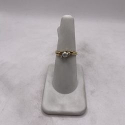 14kt Gold Duo Diamond Engagement Style Ring Set
