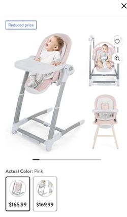 Babyjoy 3-in-1 Baby Swing & High Chair 