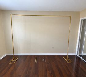 MUST GO! 8FT x 8FT Gold Backdrop Stand Kit – $30 Firm