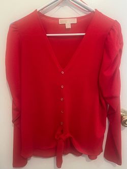 Michael Kors red shirt size M