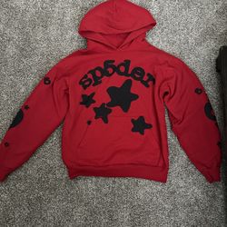 Beluga Red Spider Hoodie Size Medium