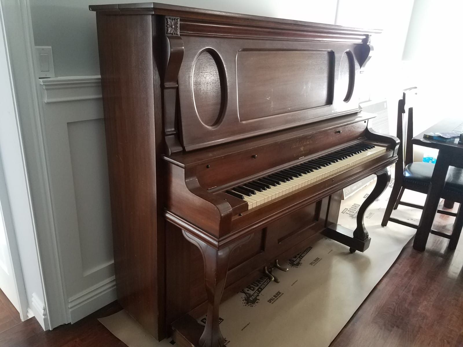 Beautiful Archer Piano Co. Upright Grand