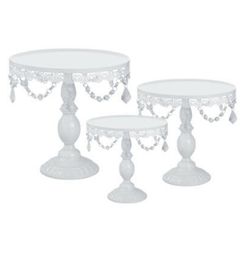 Brand new 3 piece white cake stand 8 inch, 10 inch and 12 inch $45 for the set