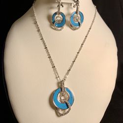 New White Gold Plated Necklace With CZ Stones BUY TODAY, ENJOY TODAY! Check out my other listings thank you