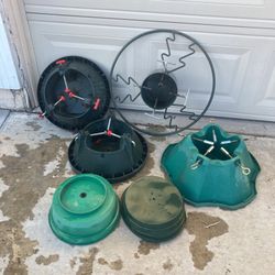 Nice Metal & Plastic Supports For Christmas Tree Original Price $30 Asking $ 20/1