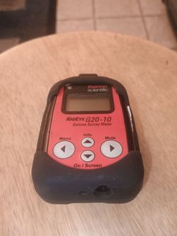 Thermo Radeye G20-10 Gamma Survey Meter,  H*(10) Dose Rate.