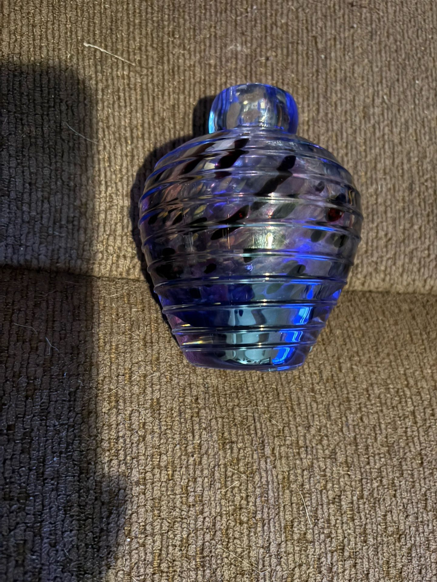 Purple Glass Vase/$5 or trade 4 GREEN GLASS