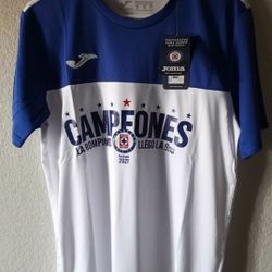 CLUB CRUZ AZUL CAMPEONES SIZE S, M, L, XL, 2XL