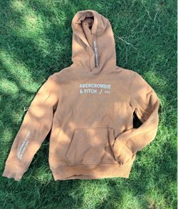 Abercrombie boys brown hoodie size 9/10