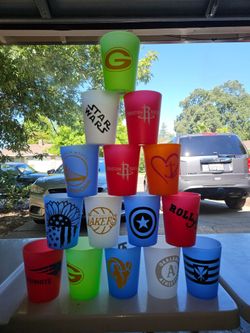 Custom cups. 1 for $3 or 2 for $5