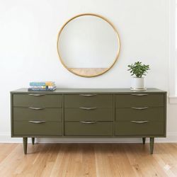 Vintage Green MCM Dresser