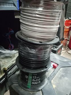 12 awg electrical wire. New rolls.