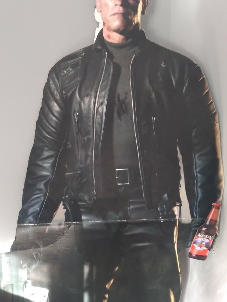 The TERMINATOR Cardboard Cutout.