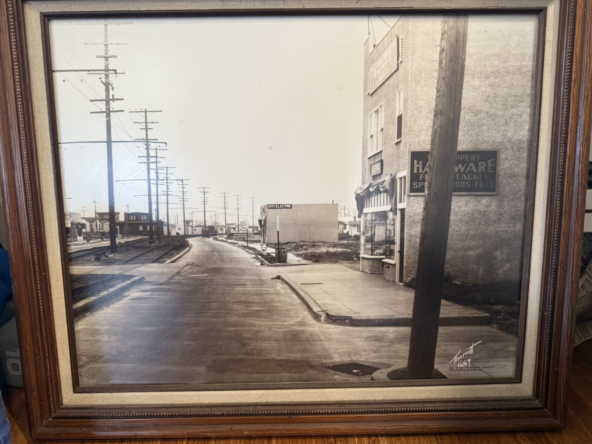 16x20 Vintage Wall Art Of mission Bay