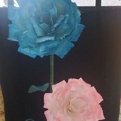 Handmade Giant Carnation Standing Flower Set