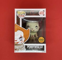 Funko Pop! Movies IT Pennywise with Boat 472 CHASE Limited Edition Vinyl Figure