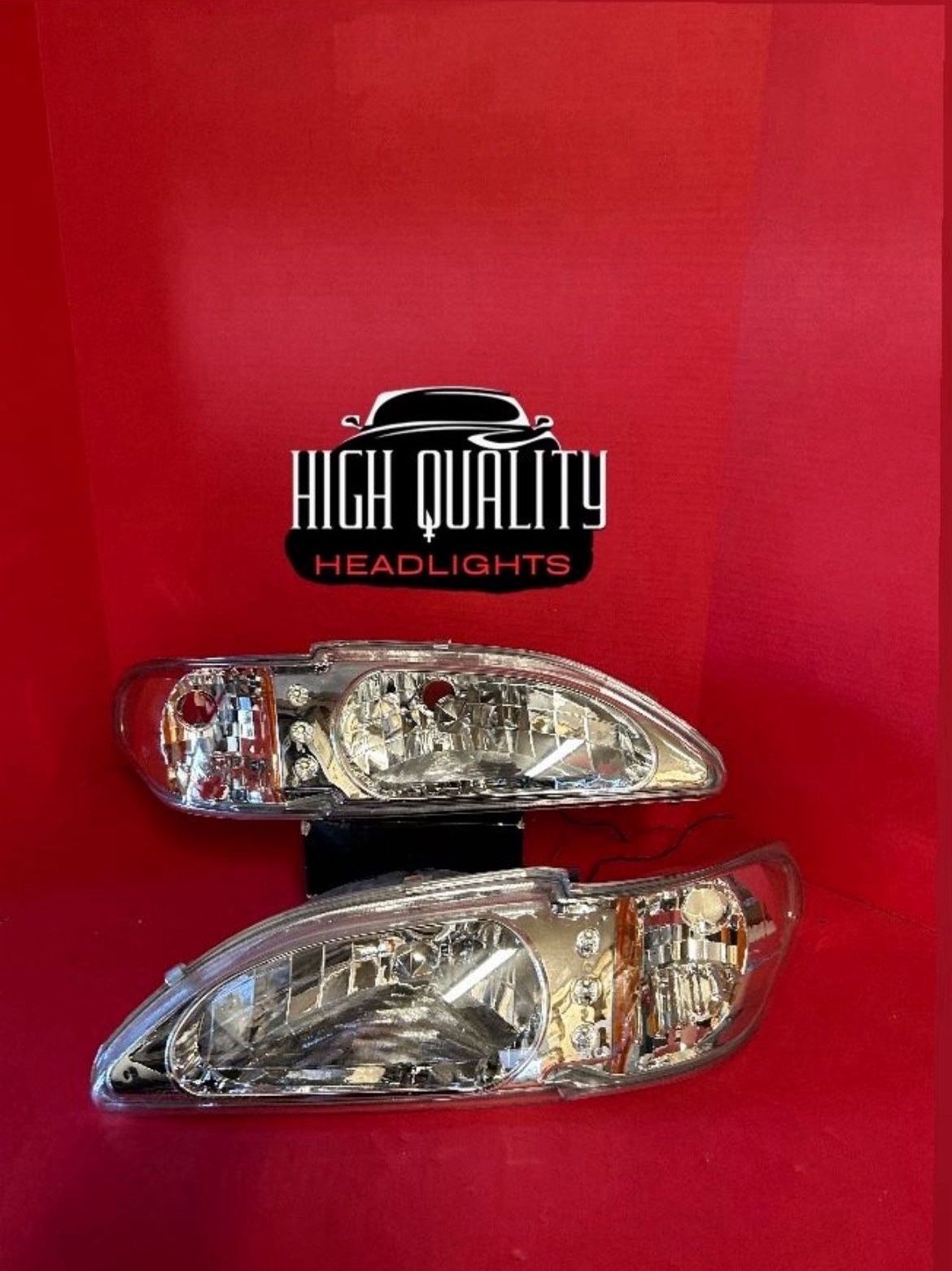 Ford Mustang 1994. 1998 Headlights.