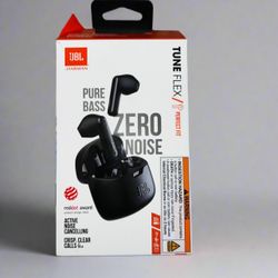 JBL Tune Flex Zero Noise Headphones Brand New Never Used - Damaged Box