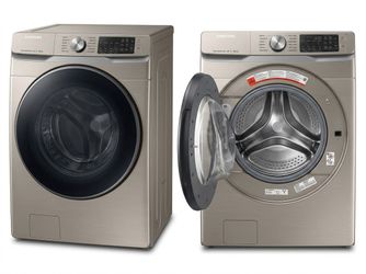 Samsung Front Load Washing Machine Champagne
