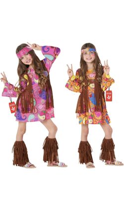 Kid Hippie Costume Sz Small