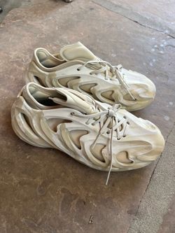 Adidas Originals AdiFOM Q sneakers Savannah colorway.