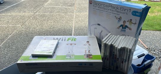 WII game and accessory bundle