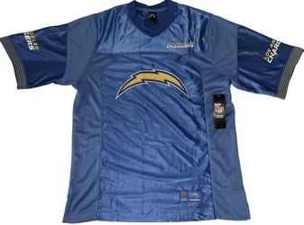 Los Angeles Chargers Ultra Game Blue Embroidered Jersey Mens Small Medium Large New