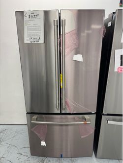 Café 33”wide fridge with internal water dispenser and ice maker