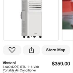 New Portable AC Unit 6,000 BTU With Wifi 
