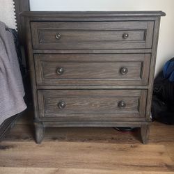 3 Drawer Nightstand With USB And Power Outlets!