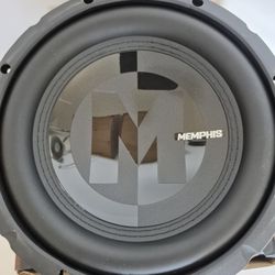 MEMPHIS ( 1 ) 10 INCH 2 OR 4 OHM SELECTABLE VOICE COIL CAR SUBWOOFER 600 WATTS ( BRAND NEW PRICE IS LOWEST INSTALL NOT AVAILABLE )